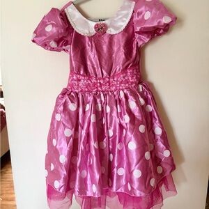 Disney Minnie Pink Polka Dot Costume Dress